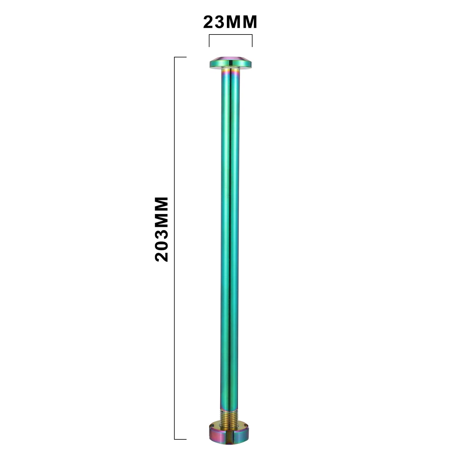 Ron゜ Amazon.com: Funparts Center Axle Flat Fork Shaft Axle with